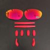 COMBO LENTES RUBY RED + BORRACHA VERMELHA DOUBLE XX + CHAVE T6 DE BRINDE