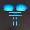 COMBO LENTES ICE THUG + BORRACHA AZUL TURQUESA ROMEO 2.0