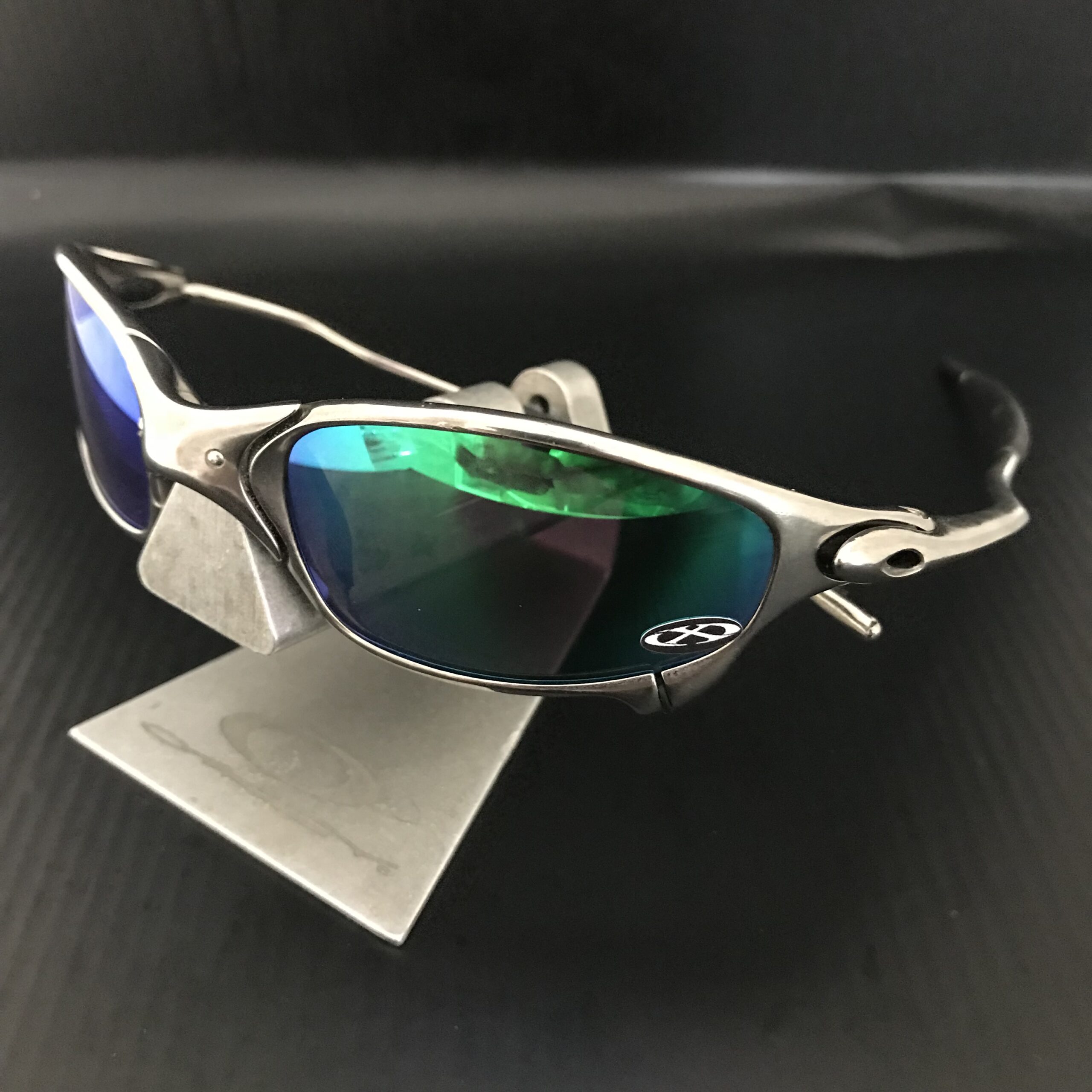 ÓCULOS OAKLEY JULIET POLISHED  (SEMINOVO) –  LENTES JADE CUSTOM