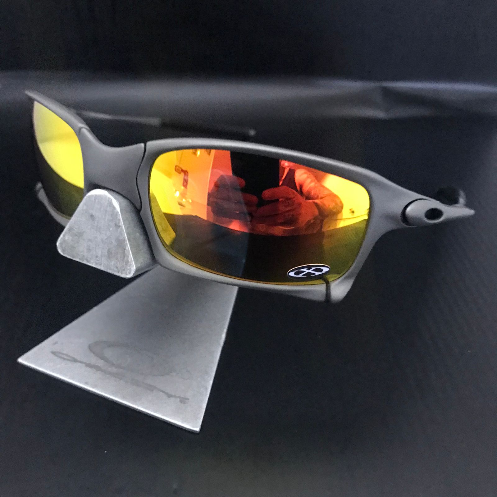 ÓCULOS OAKLEY XSQUARED XMETAL (REFORMADO) –  LENTES FIRE CUSTOM