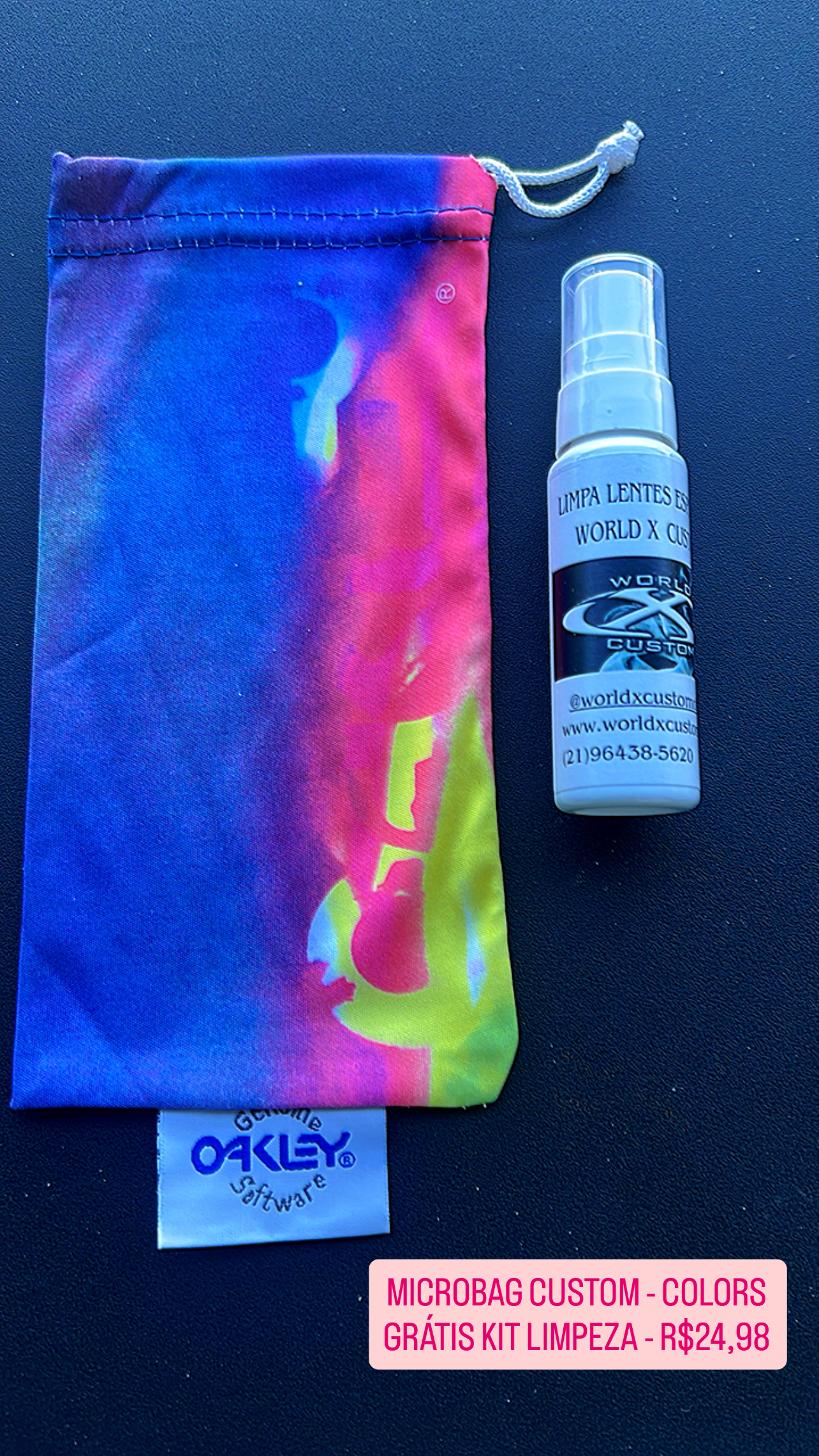 MICROBAG COLORS CUSTOM + LIMPA LENTES